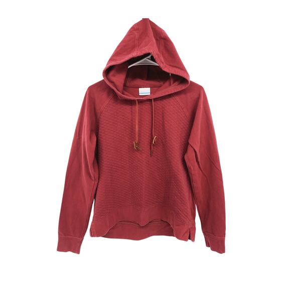 Columbia Mens Red Hoodie Sweatshirt Size M - Picture 2 of 5
